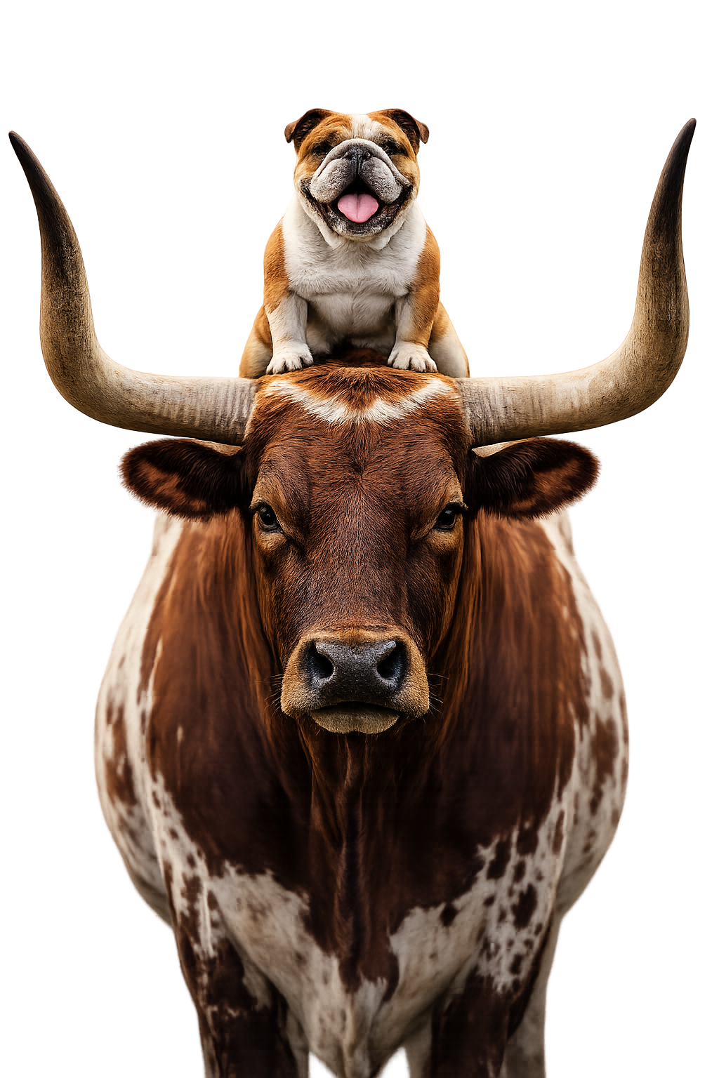 Longhorn bulldog front and center